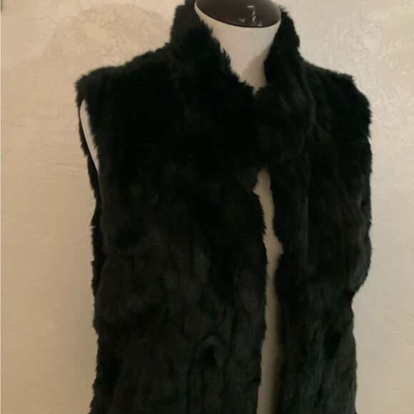 True Love Faux fur vest Sz L - Picture 2 of 7